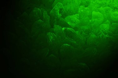 Yeraltı değerli taş ve mineralleri yakın plan