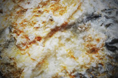 Yeraltı değerli taş ve mineralleri yakın plan