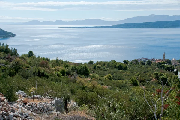 Morze Adriatyckie w Dalmacji — Zdjęcie stockowe