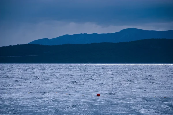 Bouřlivé moře vody — Stock fotografie