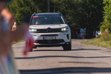 BUDZOW, POLAND - AUGUST 5, 2022: Cycling race 