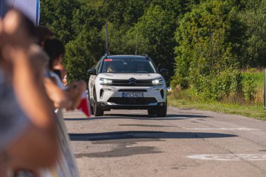 BUDZOW, POLAND - AUGUST 5, 2022: Cycling race 