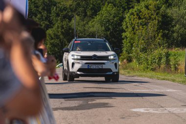 BUDZOW, POLAND - AUGUST 5, 2022: Cycling race 
