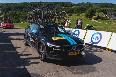BUDZOW, POLAND - AUGUST 5, 2022: Cycling race 
