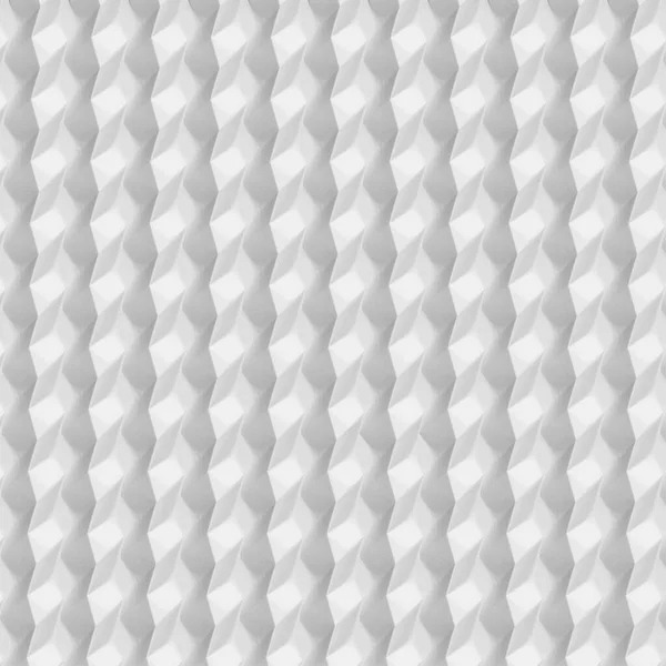 Rippled white polygonal surface. 3D. Vector illustration — Stock Vector