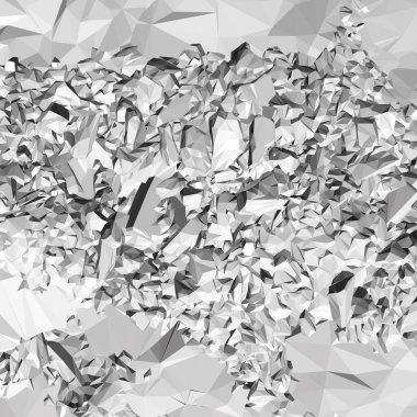 Beyaz arka planda izole edilmiş taş yığını. Üç boyutlu. Vektör illüstrasyonu