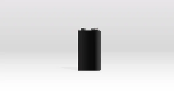 Lithiové Iontové Baterie Alkalické Baterie Voltů Černé Rozumím Vektorová Ilustrace — Stockový vektor