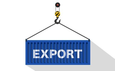 İskele vinci üzerinde 