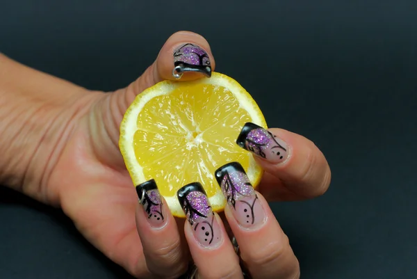bir lomon ile nailart