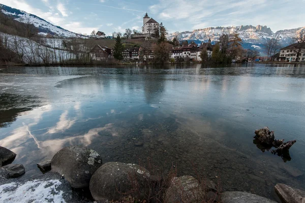 Paesaggio invernale — Foto Stock