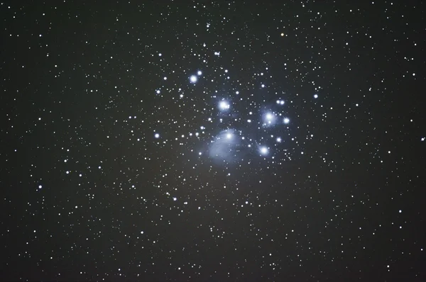 Nebulosa de Plêiades M45 — Fotografia de Stock