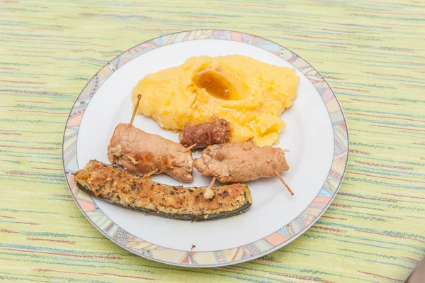 polenta ve roulades