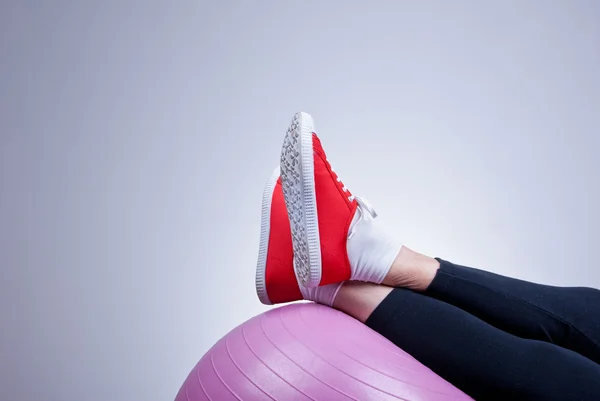 Fitness topu ile rahatlatıcı