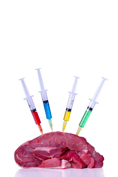 Preservatives in meat — Stock Photo, Image