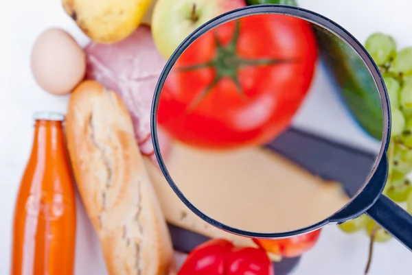 Inspecção de alimentos — Fotografia de Stock