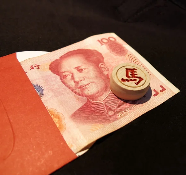 Chinees Nieuwjaar rode zak — Stockfoto