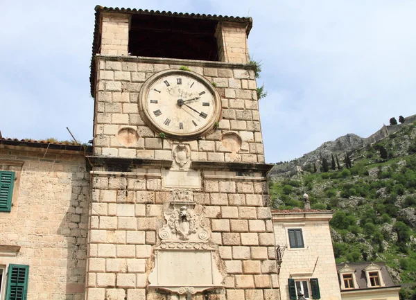 Clock tower of Kotor — Stock Photo, Image