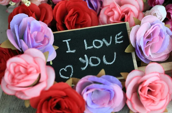 Message of l love you — Stock Photo, Image