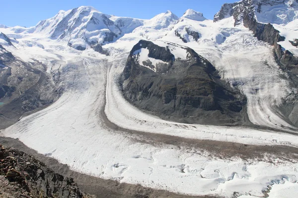 Glaciar en Matterhorn —  Fotos de Stock