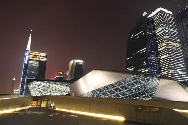 Guangzhou por la noche — Foto de Stock