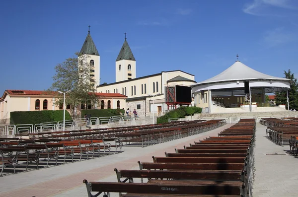 Kostel svatého Jakuba většího z Medžugorje — Stock fotografie