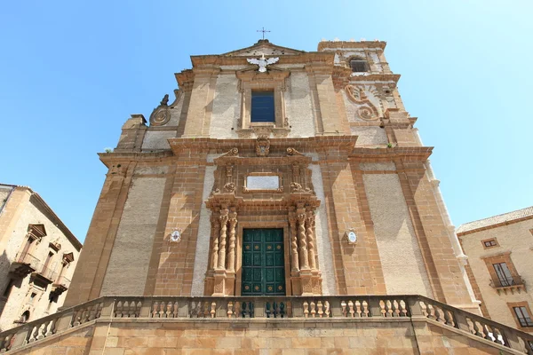 Katedrála města piazza armerina, Sicílie — Stock fotografie