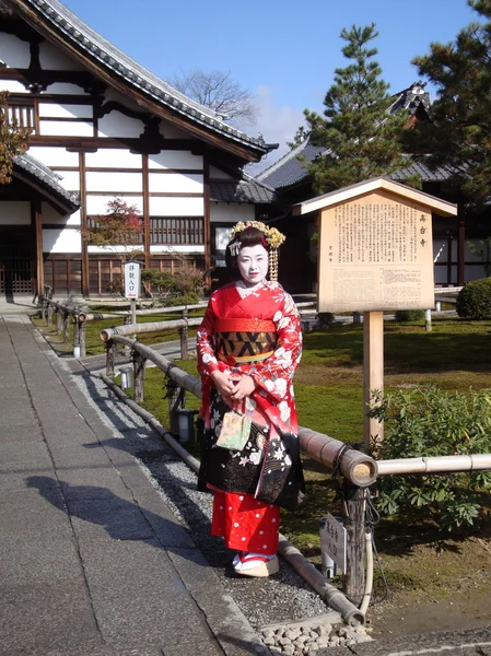 Geisha em Kyoto — Fotografia de Stock
