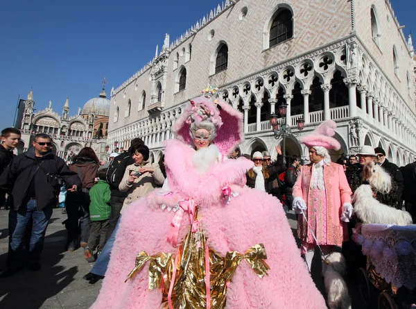 Artistas venecianos en el carnaval de Venecia —  Fotos de Stock