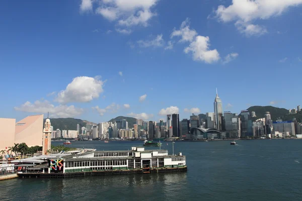 Star Ferry muelle de Tsimshatsui, Hong Kong — Foto de Stock