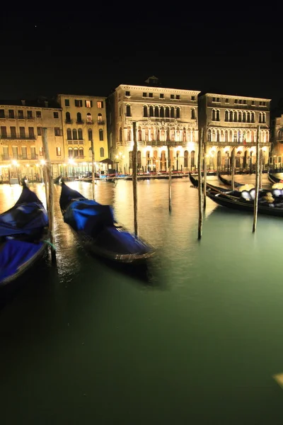 Venetië bij nacht, Italië — Stockfoto