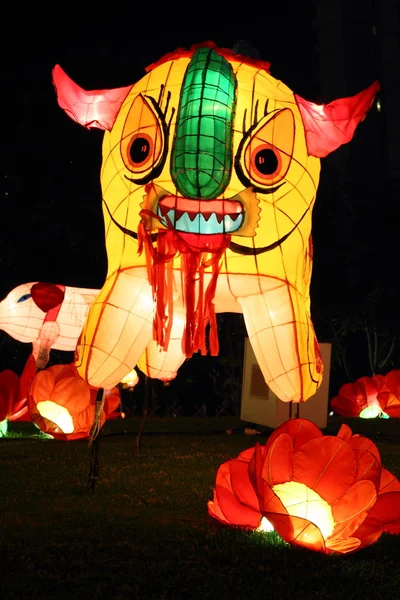 Lion lantern, Hong Kong — Stock Photo, Image