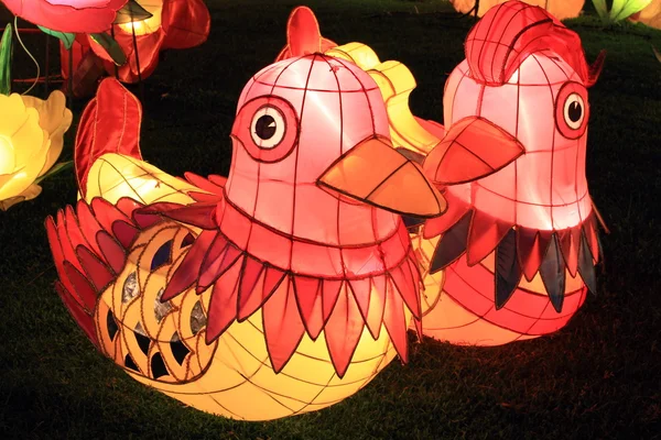 Bird lanterns for moon festival, Hong Kong — Stock Photo, Image