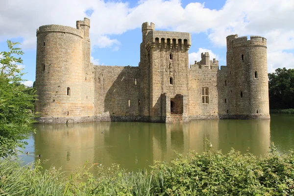 Bodiam hrad v Anglii — Stock fotografie