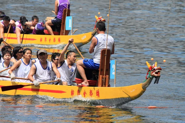 Dragon boat race hong Kong — Stok fotoğraf