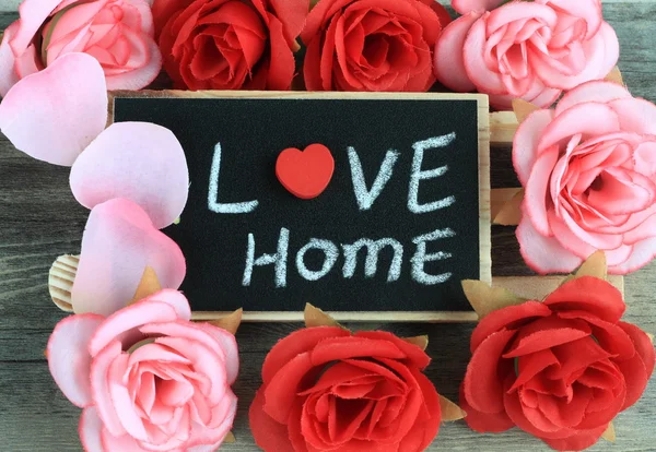 Message of love home — Stock Photo, Image