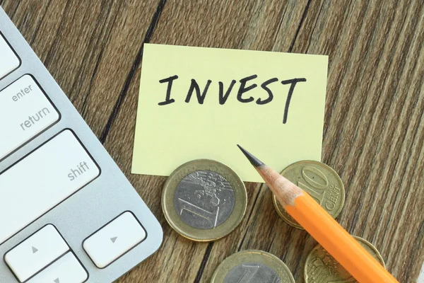 Pojem investice — Stock fotografie