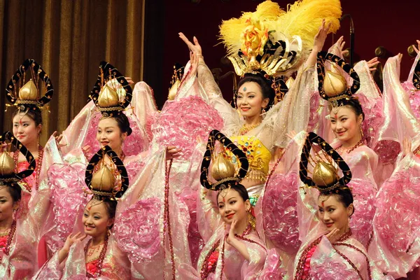 Danza dinastía Tang en Xian, China — Foto de Stock