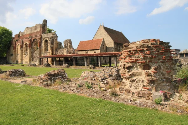 Ruiny opactwa Świętego Augustyna z canterbury — Zdjęcie stockowe