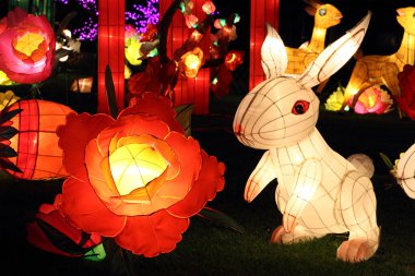 Orta Sonbahar Festivali, hong kong Çince fenerler