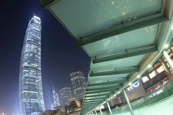 Nacht in Central, Hongkong — Stockfoto