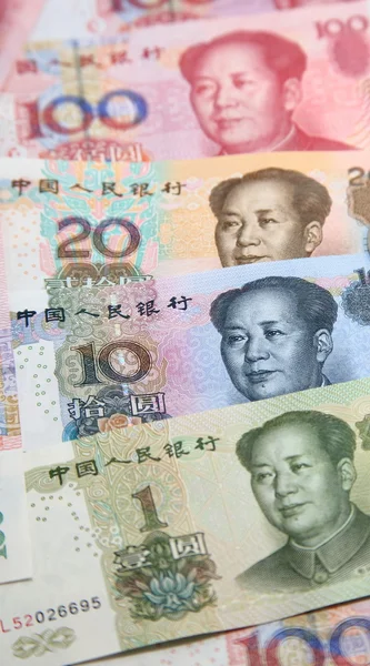 Renminbi ou Yuan chinês — Fotografia de Stock