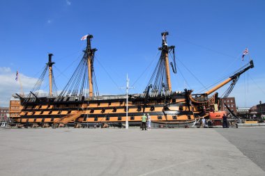 HMS savaş gemisi, portsmouth tarihi Tersane, İngiltere