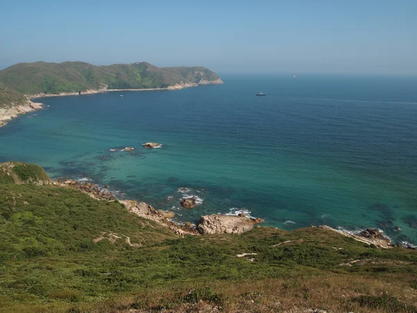 Litoral de Big Wave Beach, Hong Kong — Fotografia de Stock