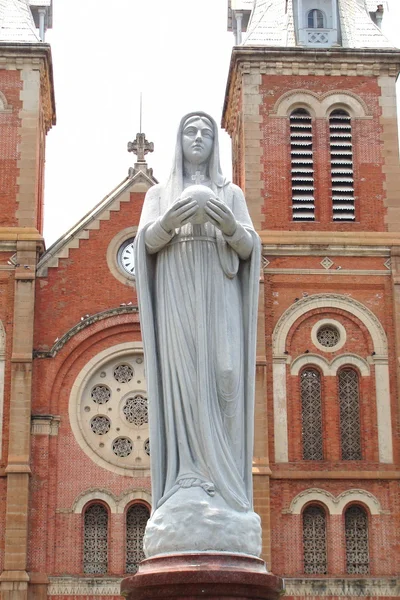 Basílica de Saigón Notre-Dame — Foto de Stock