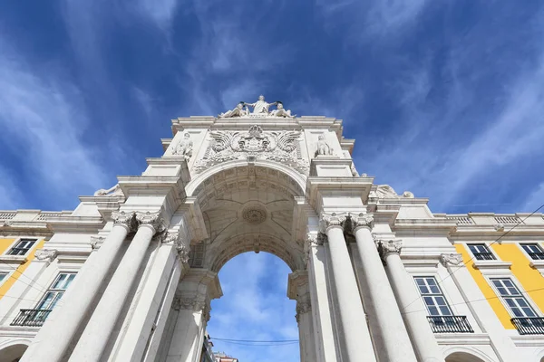 Porten Till Lissabons Kommersiella Torg — Stockfoto