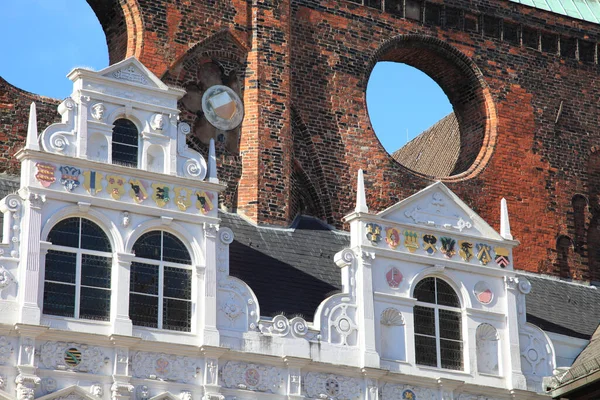 Historic Old Town Lubeck Germany — Photo