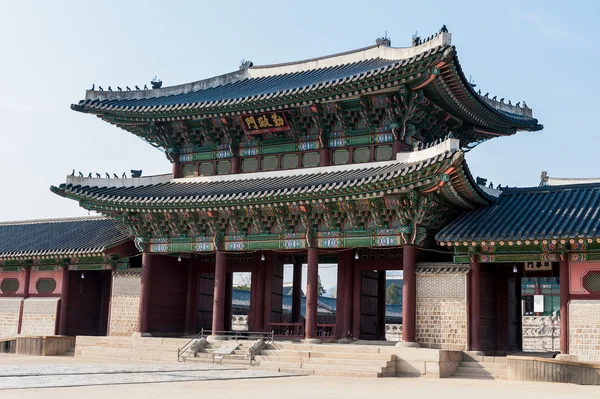 Παλάτι gyeongbokgung — Φωτογραφία Αρχείου