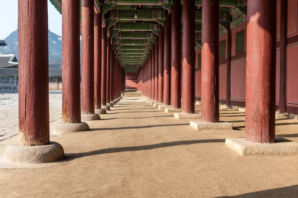 Галерея дворца Кёнбокгун — стоковое фото
