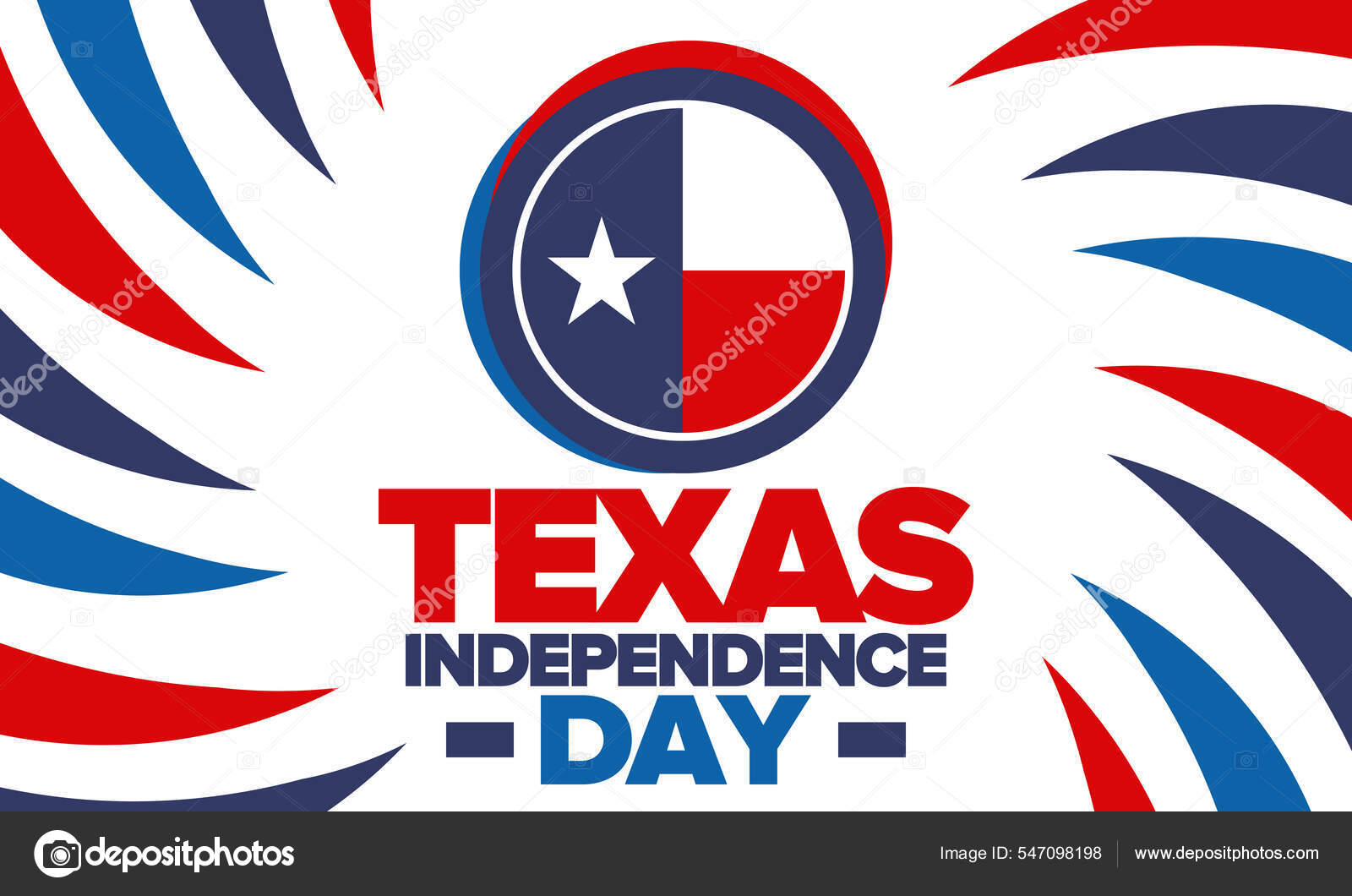Texas Independence Day Texas Flag Lone Star Flag Freedom Holiday Stock