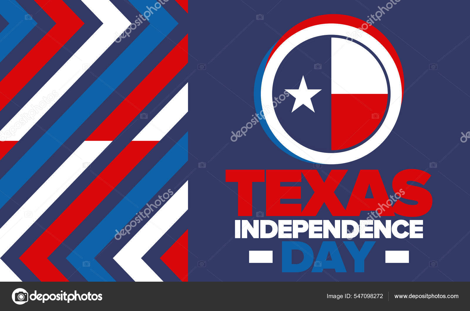 Texas Independence Day Texas Flag Lone Star Flag Freedom Holiday Stock